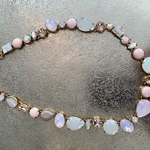 J Crew Necklace Pink and gold tones